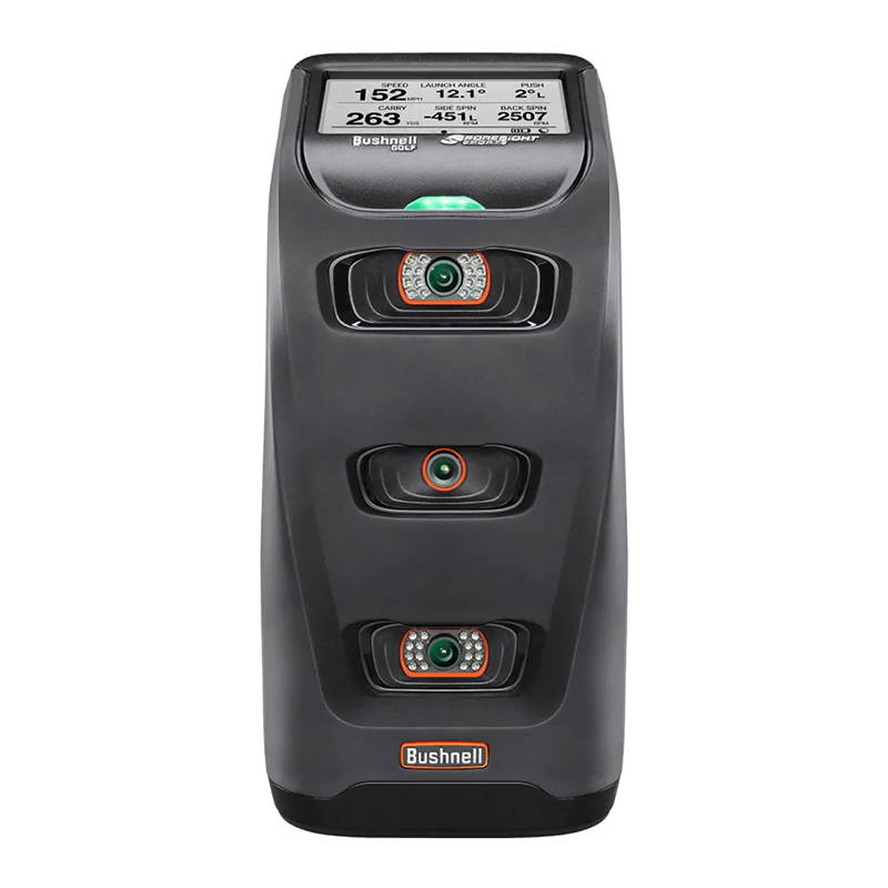 The Bushnell Launch Pro golf launch monitor and simulator