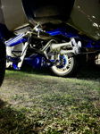 Undercarriage Outlaw train horn bells with blue suspension on 2014 Silverado 1500 thumbnail