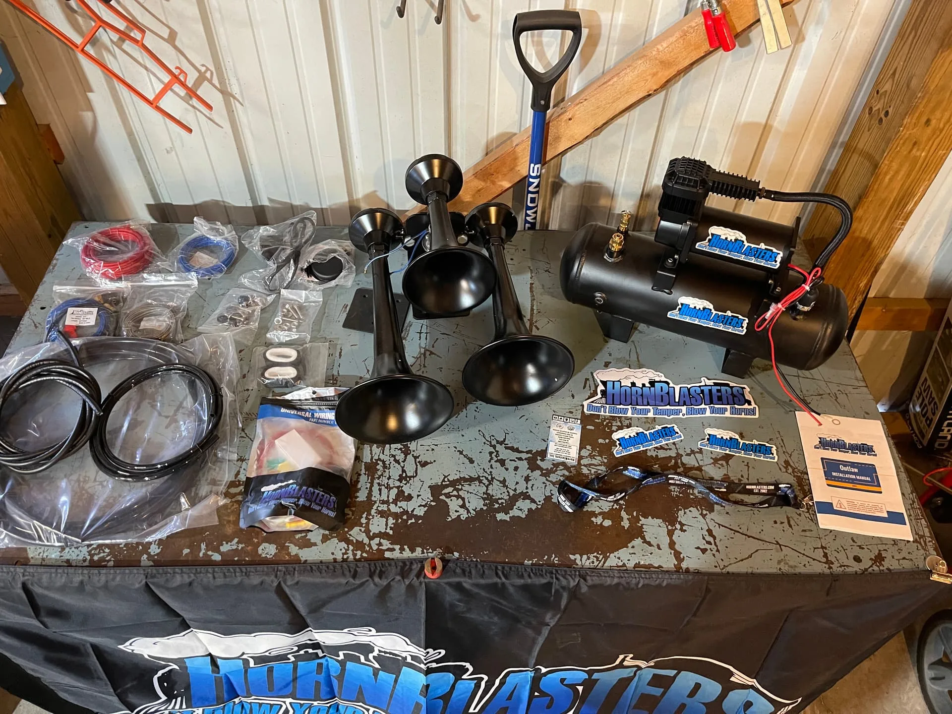 Timothy's 2013 Ford F150 Train Horn Install