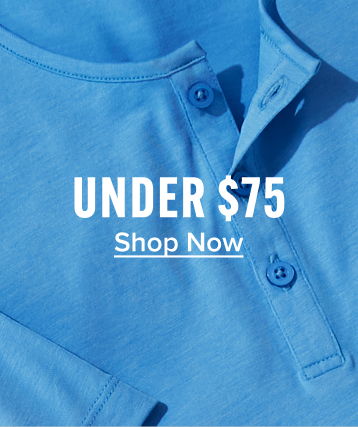 Blue polo shirt with text: 