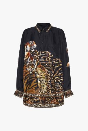 CAMILLA oversized-shirt-tiger-talk