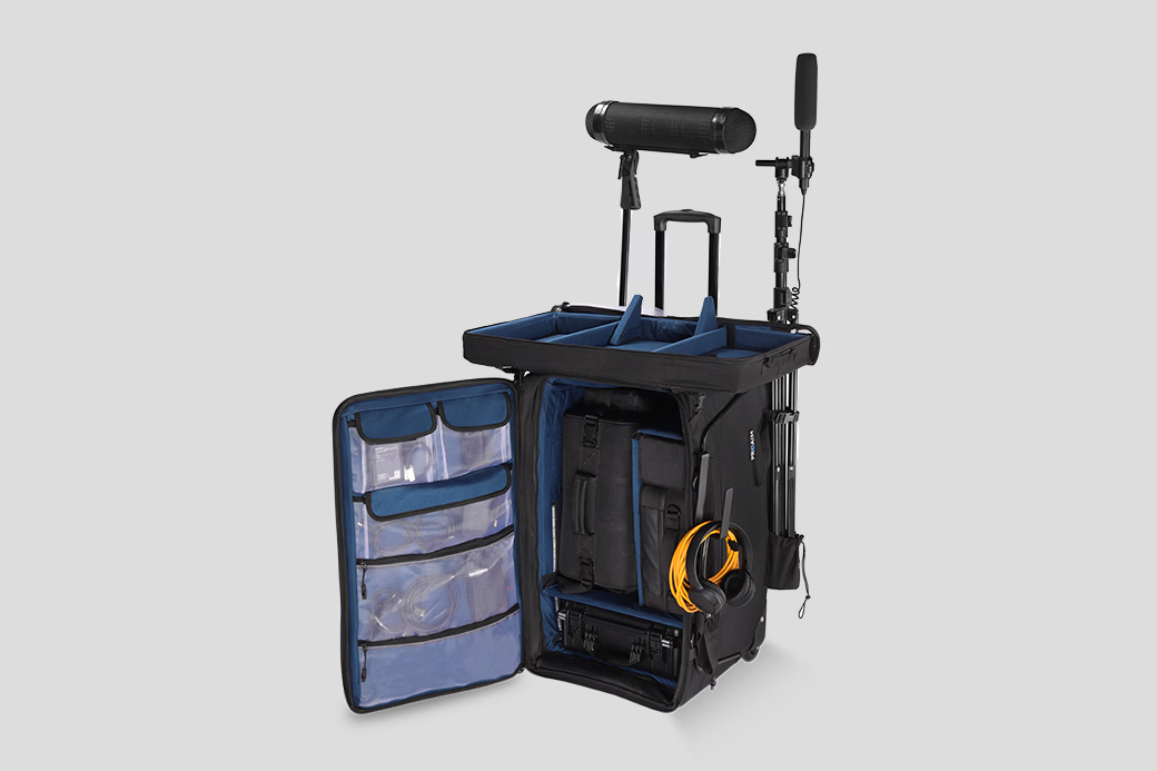 Proaim Cine Cube Mobile Audio Workstation Bag | Trolley System with Outdoor Wheels