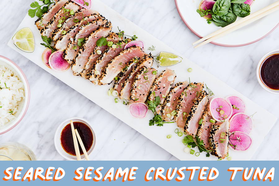 Seared Sesame Crusted Tuna recipe