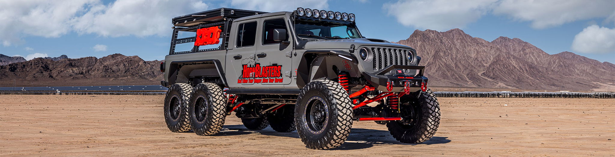 Red State Performance's 2020 Jeep Gladiator 6-Wheel Hellcat