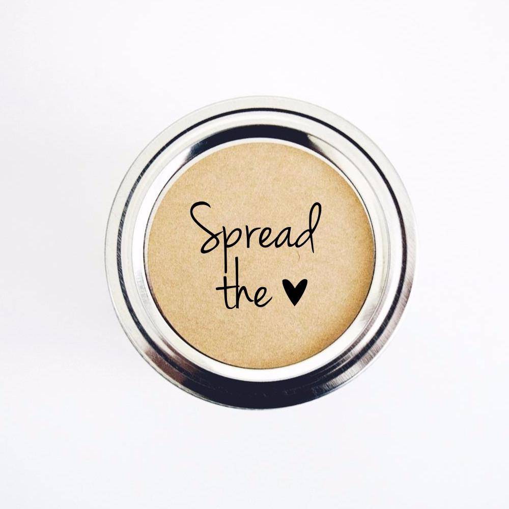 spread the love canning stickers
