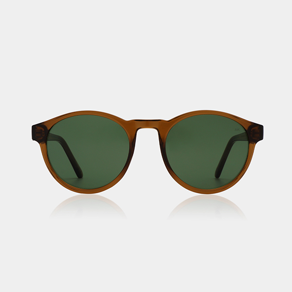 A product image of the A.Kjaerbede Marvin sunglasses in Smoke brown Transparent.