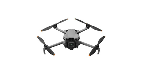 DJI Mini 5 Pro against a white background