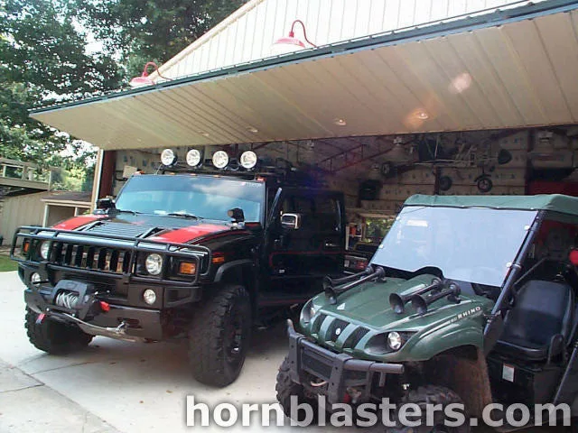 Tom's Hummer H2 Train Horn Install