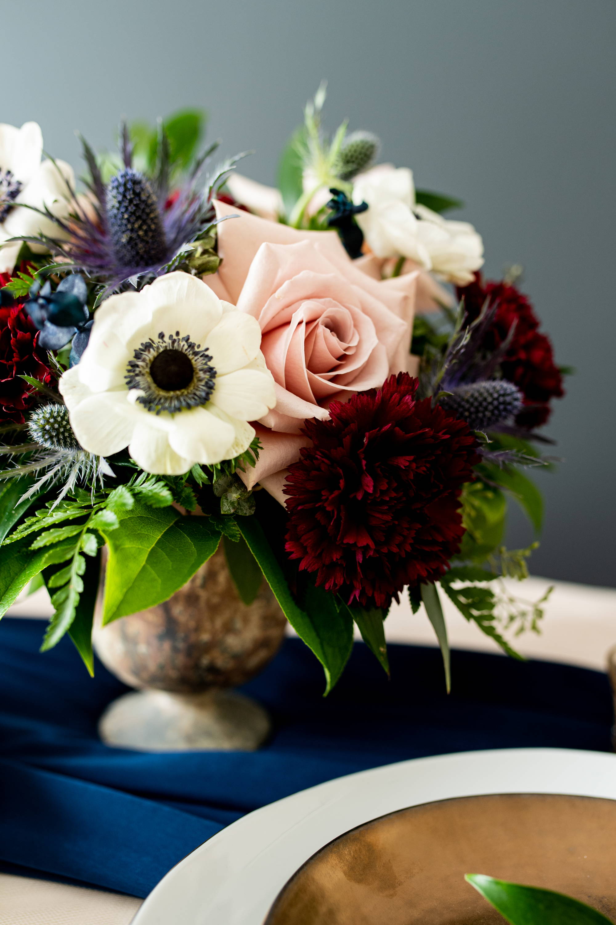 Navy Design Master Floral Spray Paint | Flower Moxie | DIY Wedding