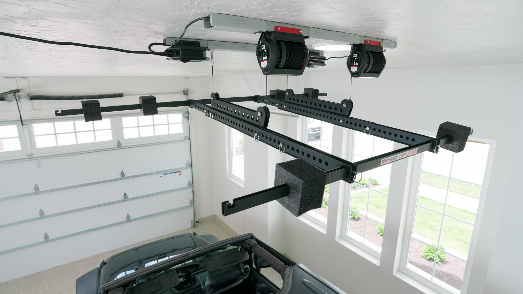 SmarterHome Hard Top Lifter - Wrangler Garage Storage Solution