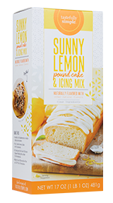 sunny lemon pound cake & icing mix