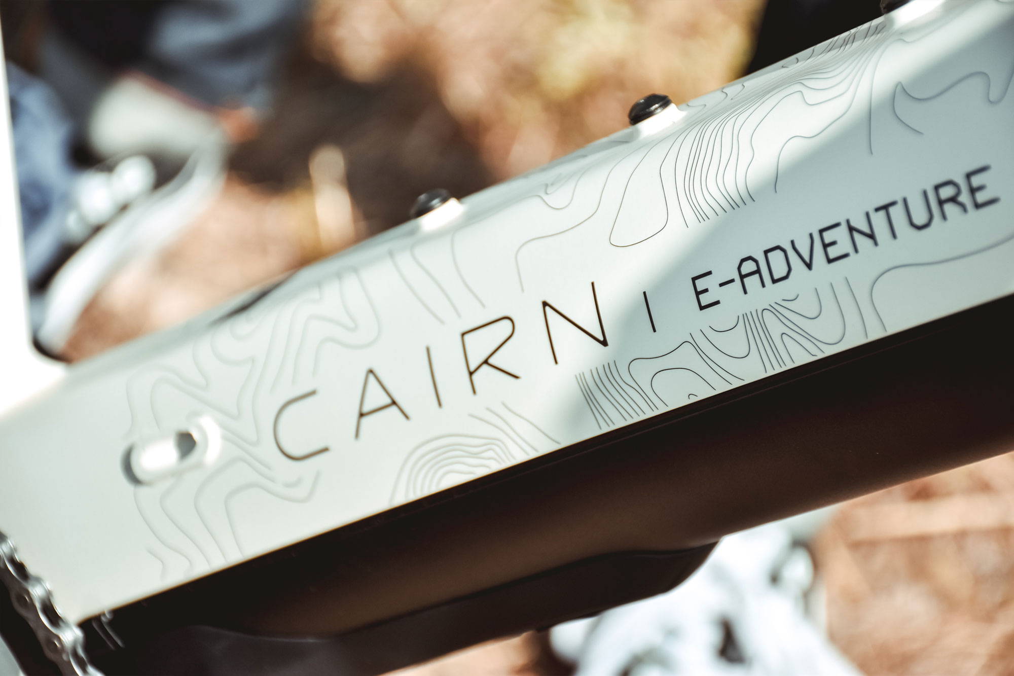 Cairn E-Adventure downtube