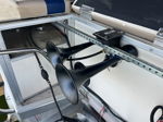 Outlaw 228H train horn bells mounted under seat in pontoon storage compartment photo 3