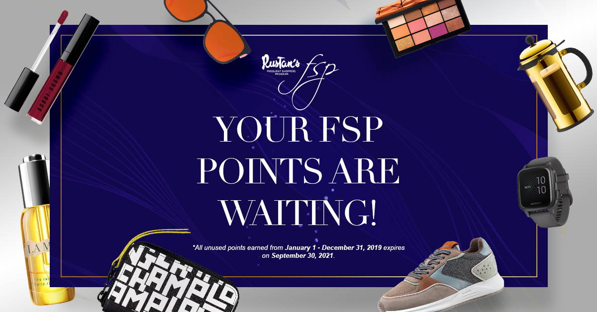 Your FSP Points are Waiting this September! — Rustans.com | Rustan's