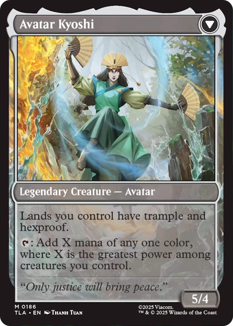 The Legend of Kyoshi MTG Saga Card