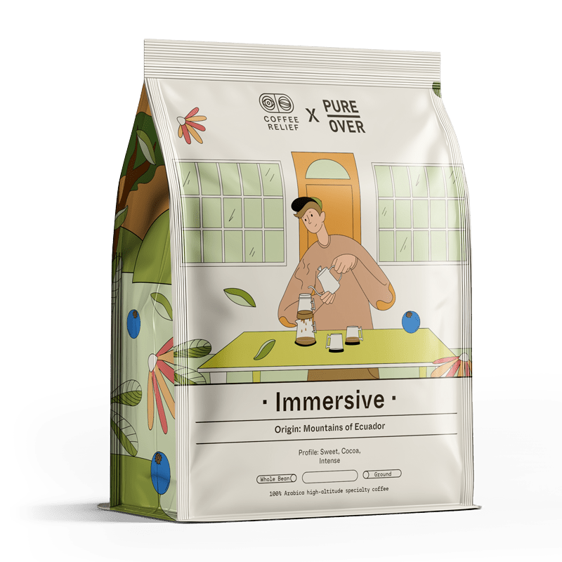 Pure Over X Coffee Relief: Immersive Roast - Pure Over - CR-I-W