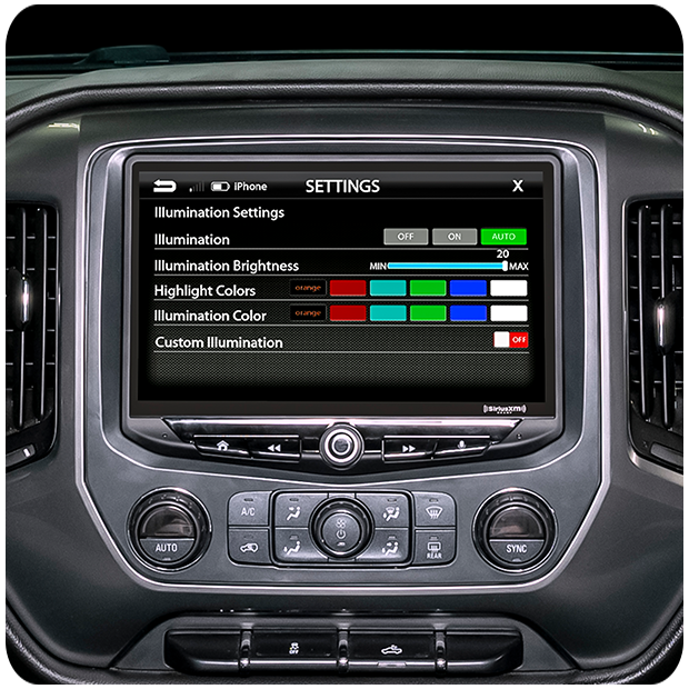 Chevy Silverado/GMC Sierra (2014-2018) HEIGH10 10 Plug-and-Play Radio Kit