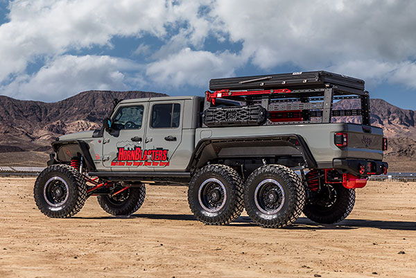 Red State Performance's 2020 Jeep Gladiator 6-Wheel Hellcat