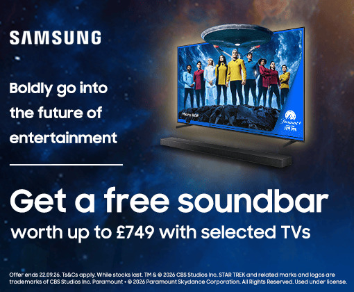 Get a free Samsung soundbar worth up to £759 with selected TVs
