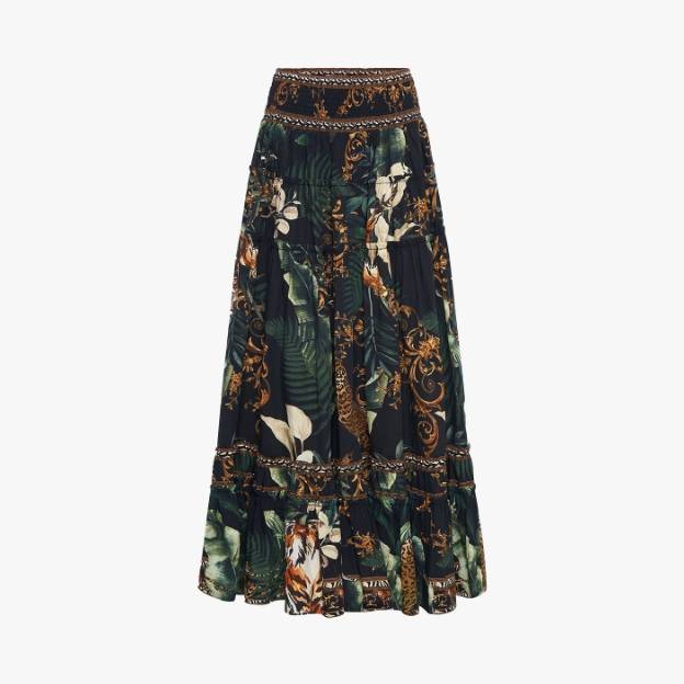 CAMILLA tiered-gathered-skirt-easy-tiger