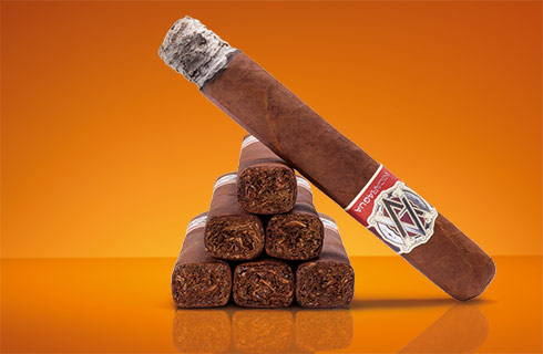 Pyramid of AVO Syncro Nicaragua cigars