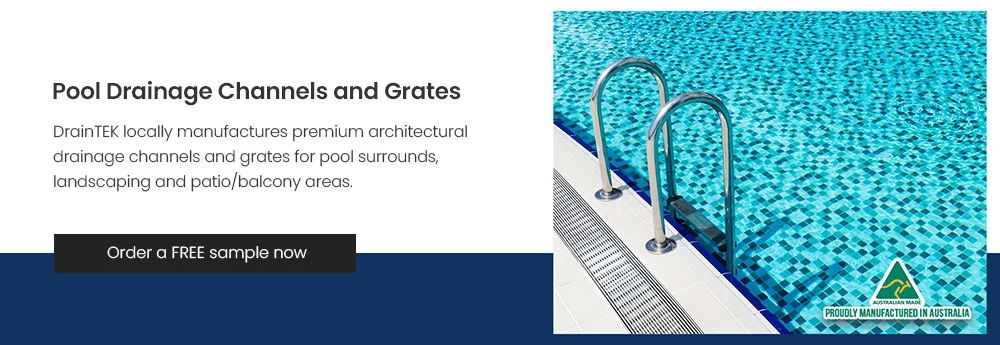Pool Drainage Channels and Grates