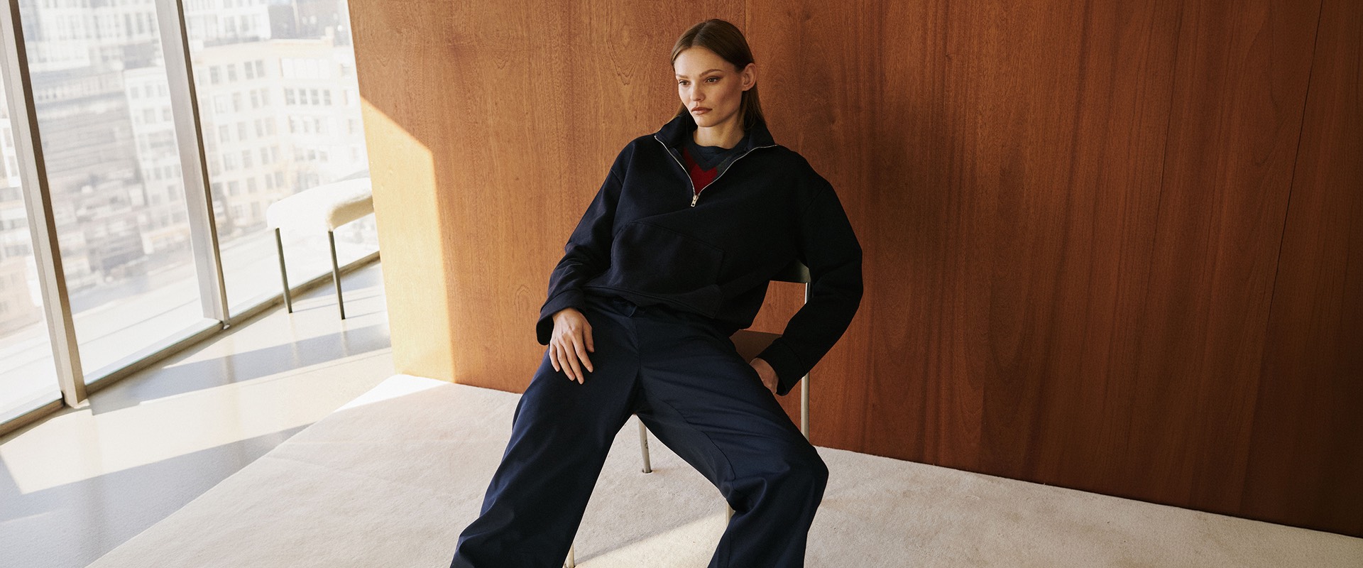 Woman in chair