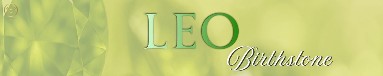 Leo birthstone banner
