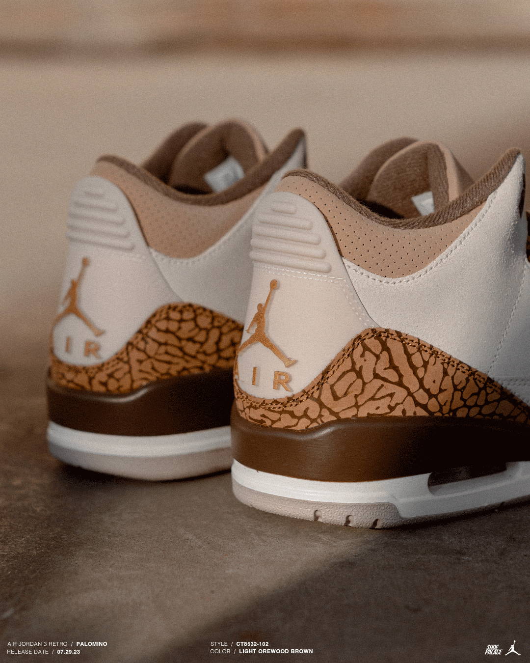 Air Jordan 3 Palamino CT8532-102 Release Date