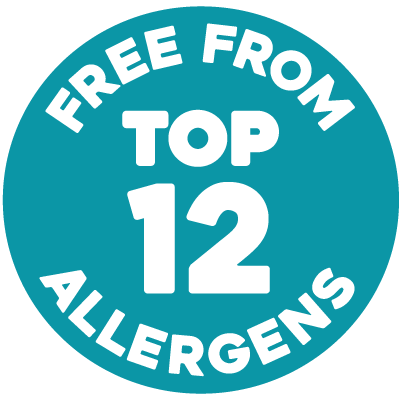 FREE FROM TOP 12 ALLERGENS