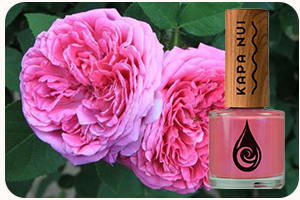 maui rose non toxic nail polish with maui rose flowers