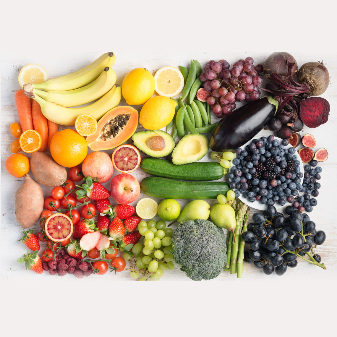 Eat the rainbow for gut health and digestive support