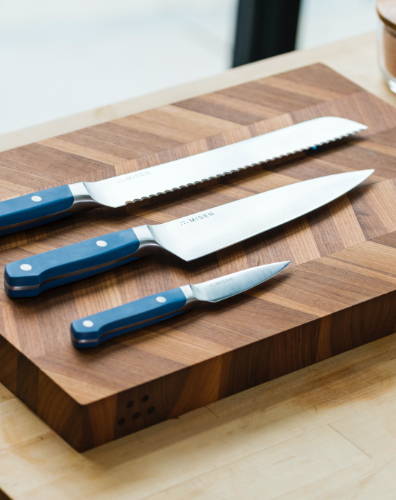 The Misen Essentials Knife Set has all the cutlery you need to start cooking better.