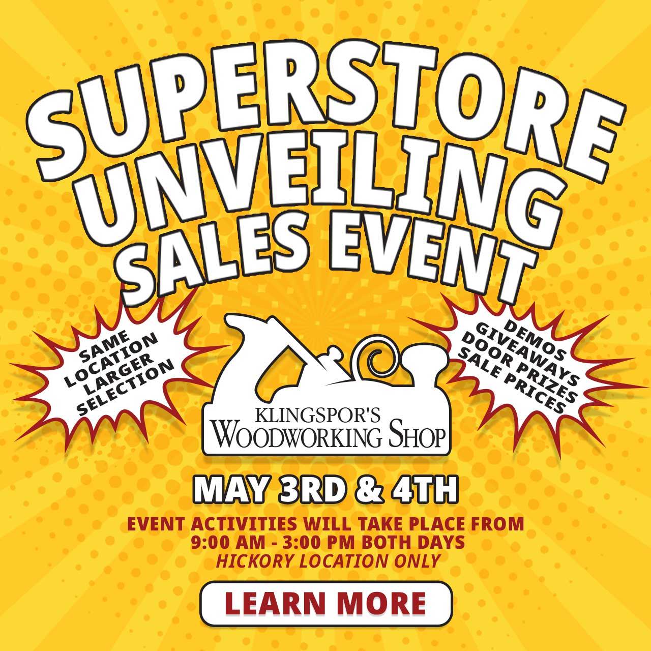 Hickory Super Store Unvieling Sales Event
