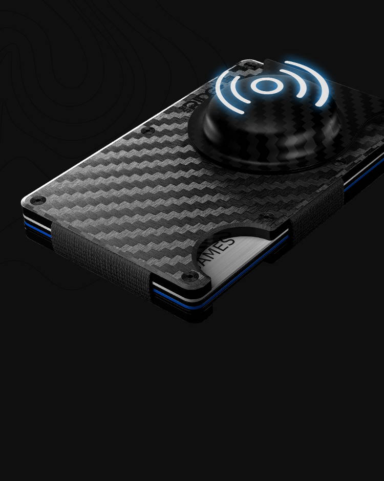 Ridge AirTag Carbon Case - Carbon Fiber 3k