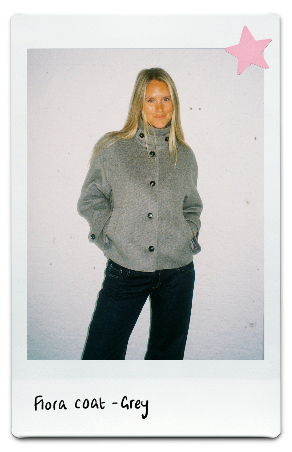 Flora Coat Grey