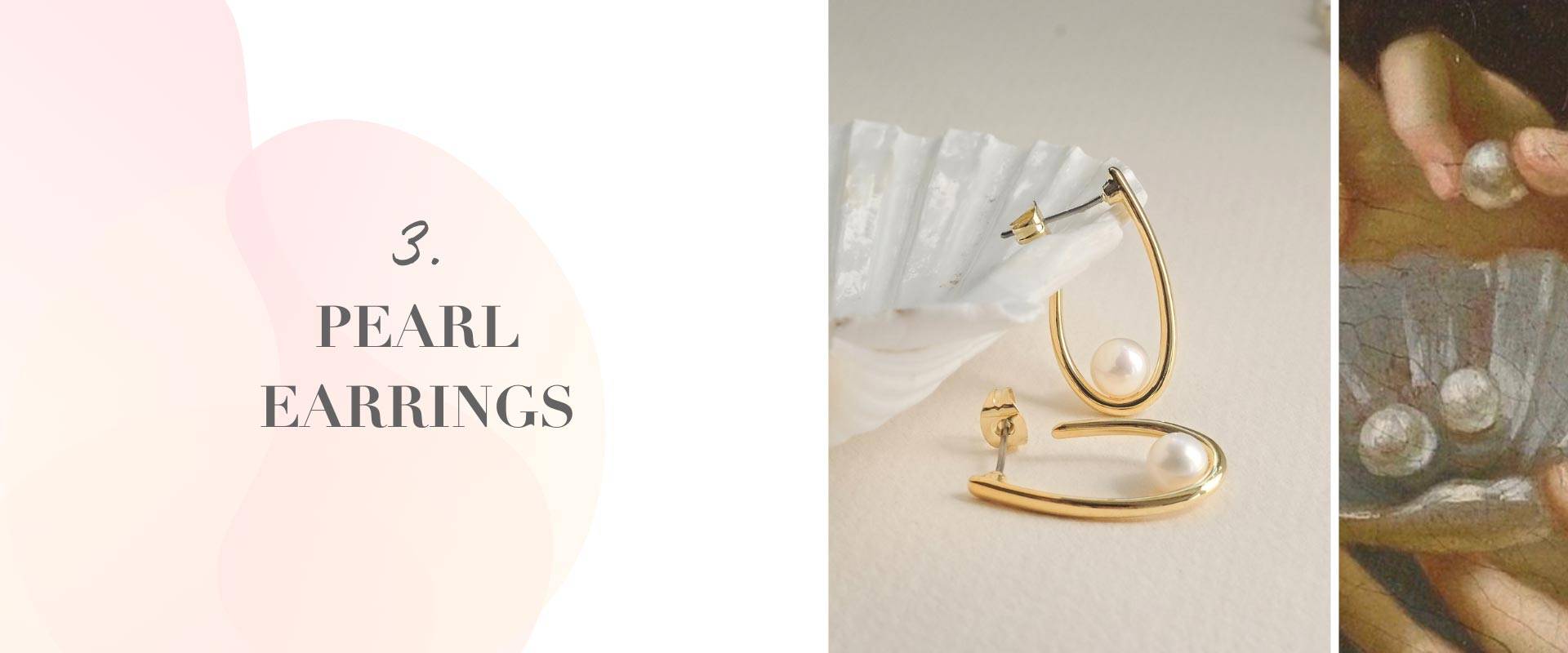 Aurelie Pearl Hoop Earrings | Sachelle Collective