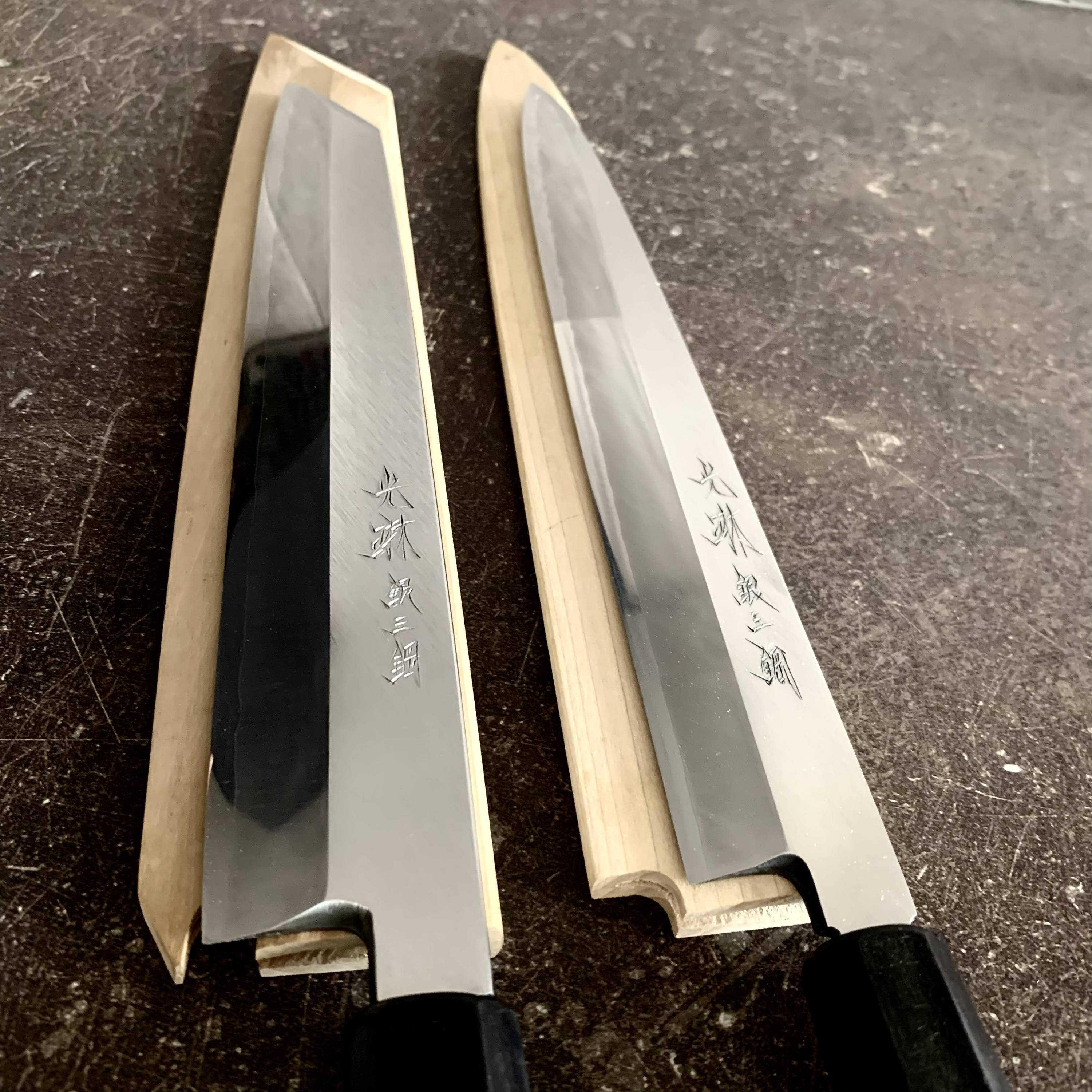 Guide d'affûtage couteau japonais, Magasin Habiague