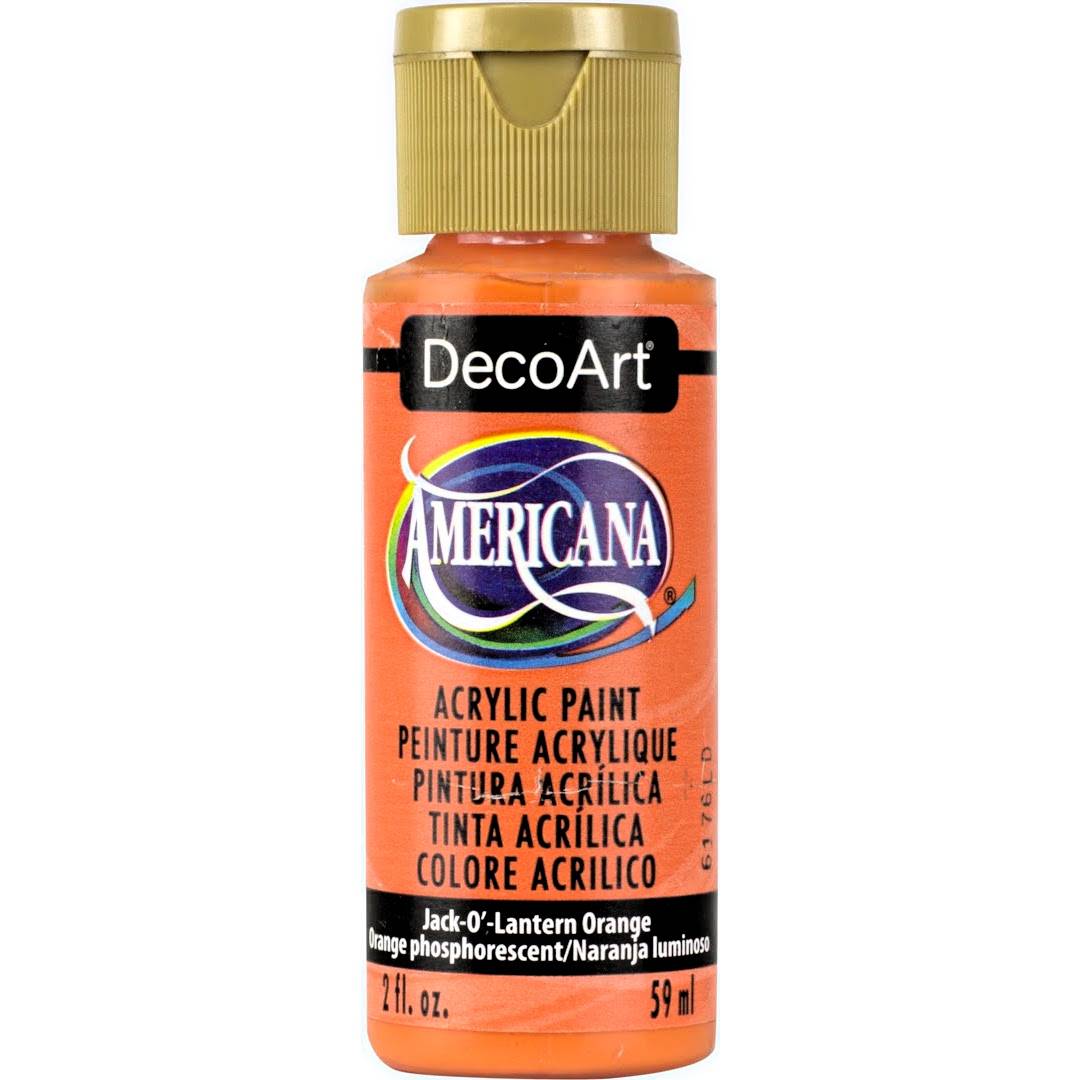 Jack-O'-Lantern Orange Americana Acrylic DA229-3 2 ounce bottle