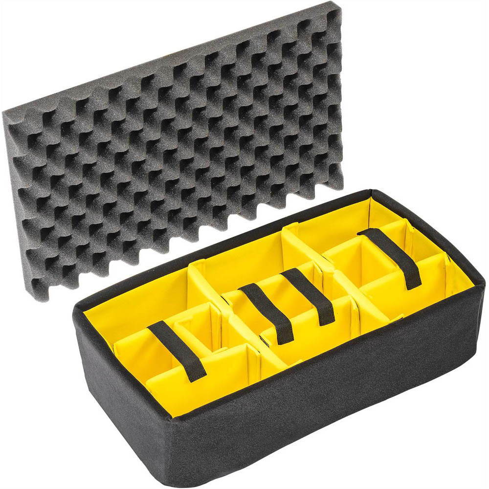 Padded divider set for Peli case