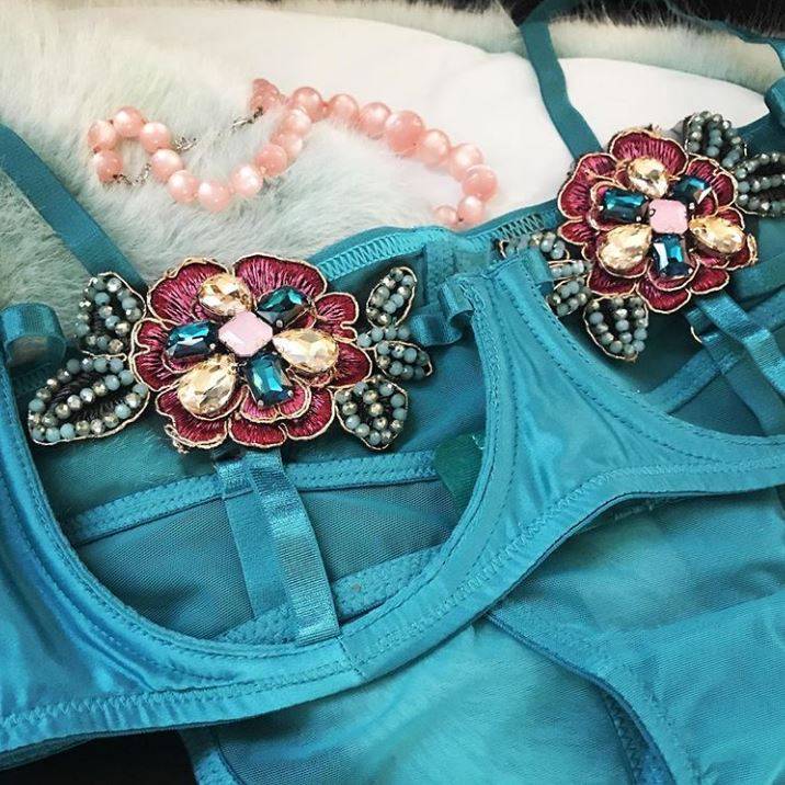 Sexy Teal Lingerie set