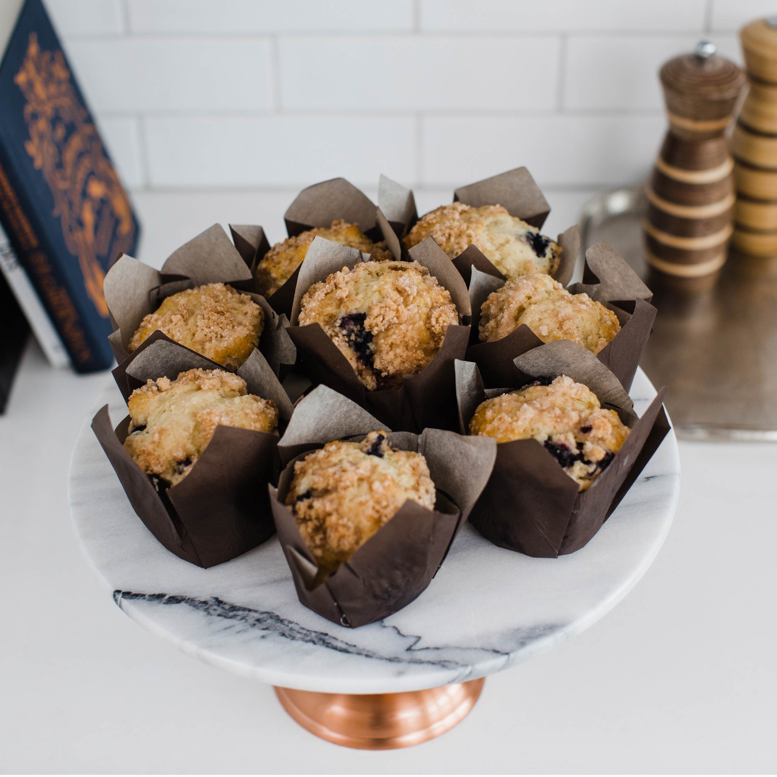 Blueberry Streusel muffins