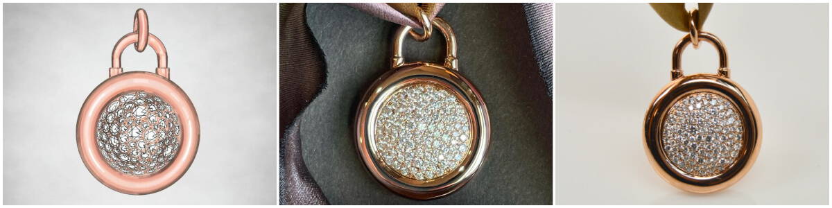 diamond locket