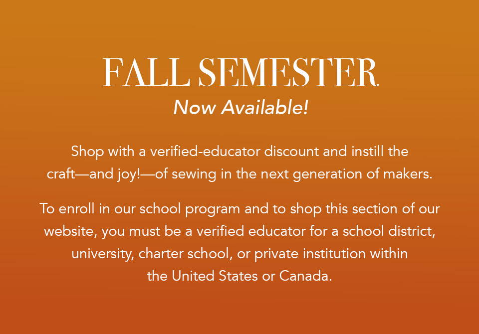 Fall Semester Now Available!