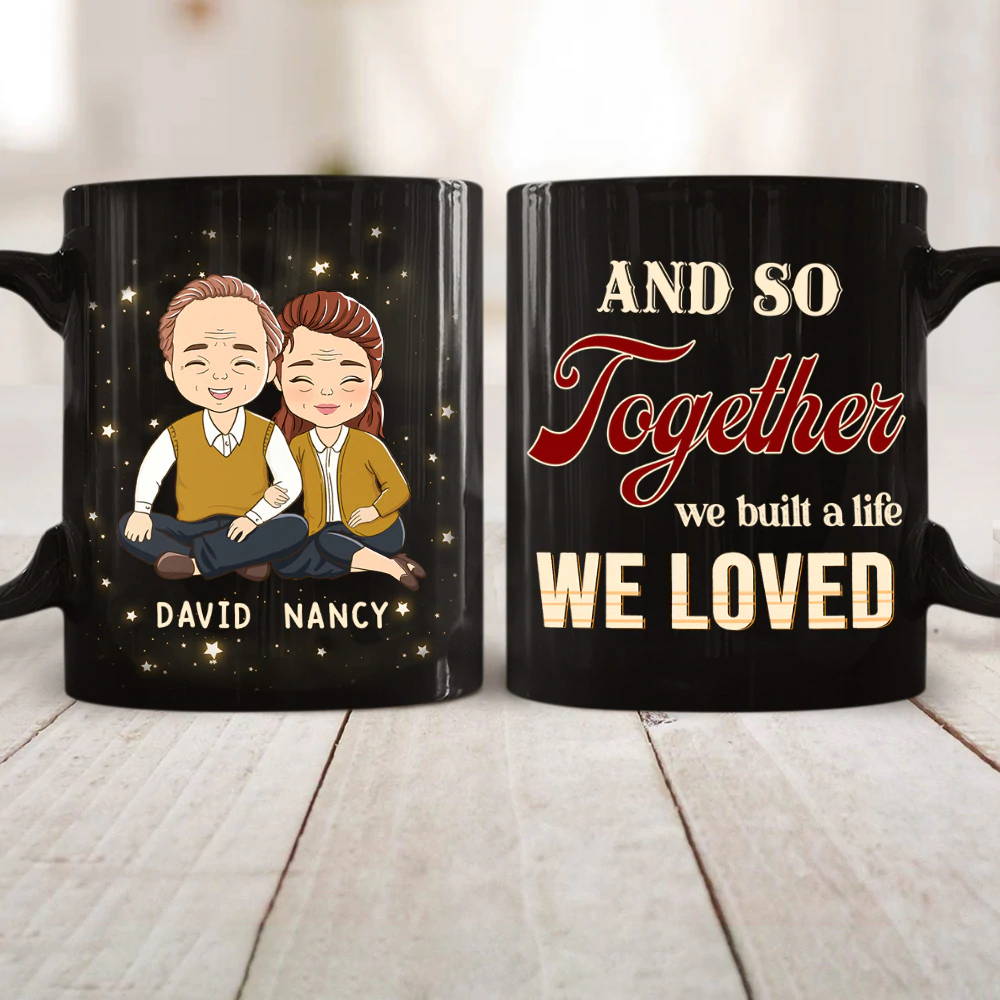 AND SO TOGETHER - PERSONALIZED CUSTOM COFFEE MUG