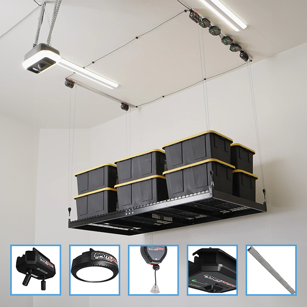 SmarterHome 4x8 Platform Storage Lifter Bundle