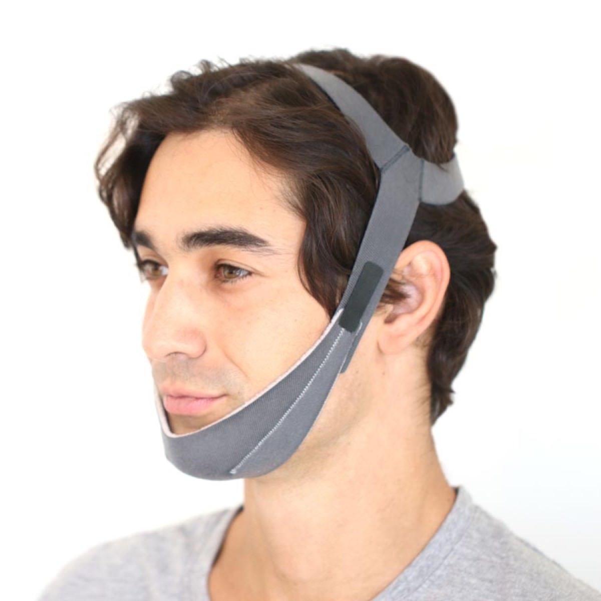 Stock photo of man wearing Choice One Medical Best in Rest Adjustable Chin Strap