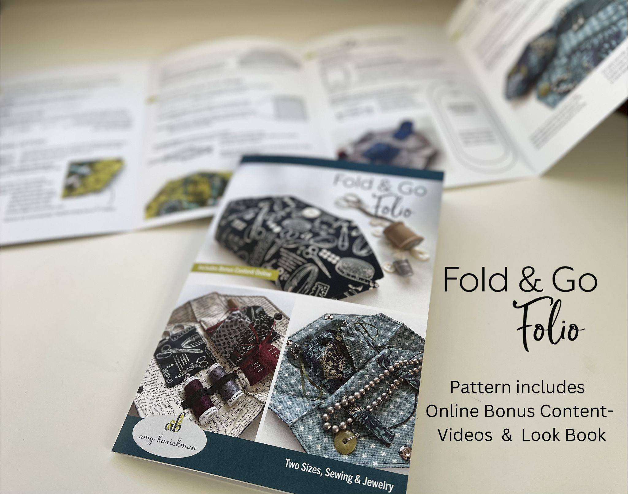 New pattern format for the fold & go folio