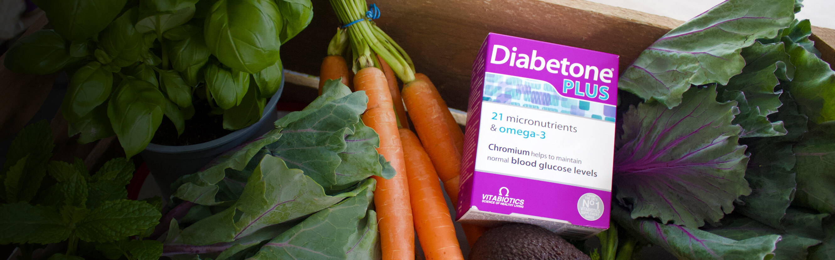  Diabetone Plus Pack In A Vegetable Backet  
