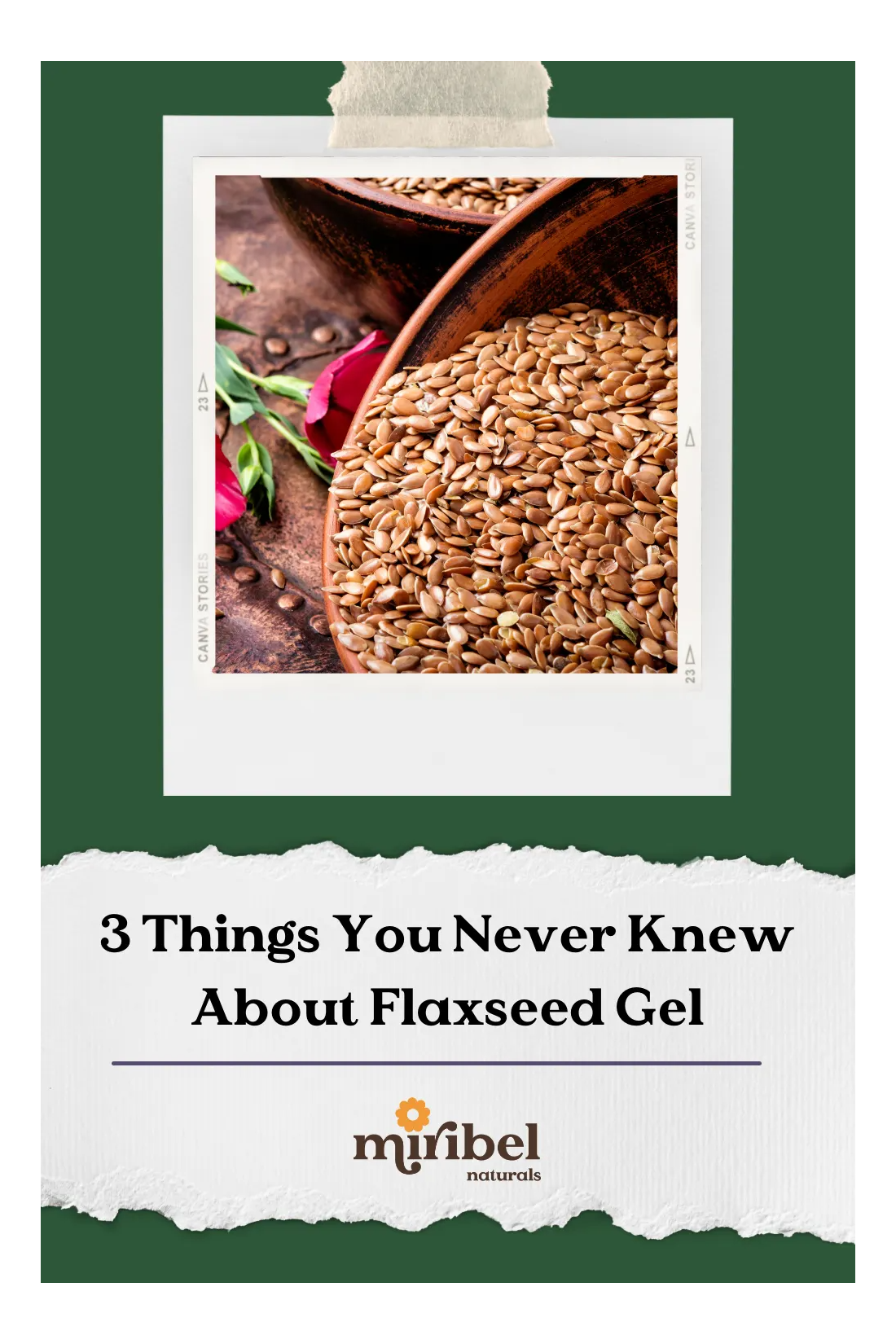 Flaxseed Gel: 3 Thinks Your Never Knew about Flaxseed Gel – Miribel Naturals